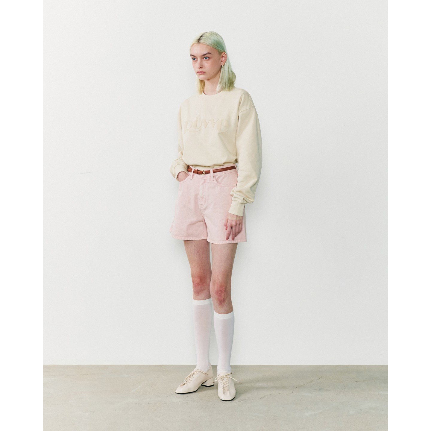 Denim Shorts (Pink)
