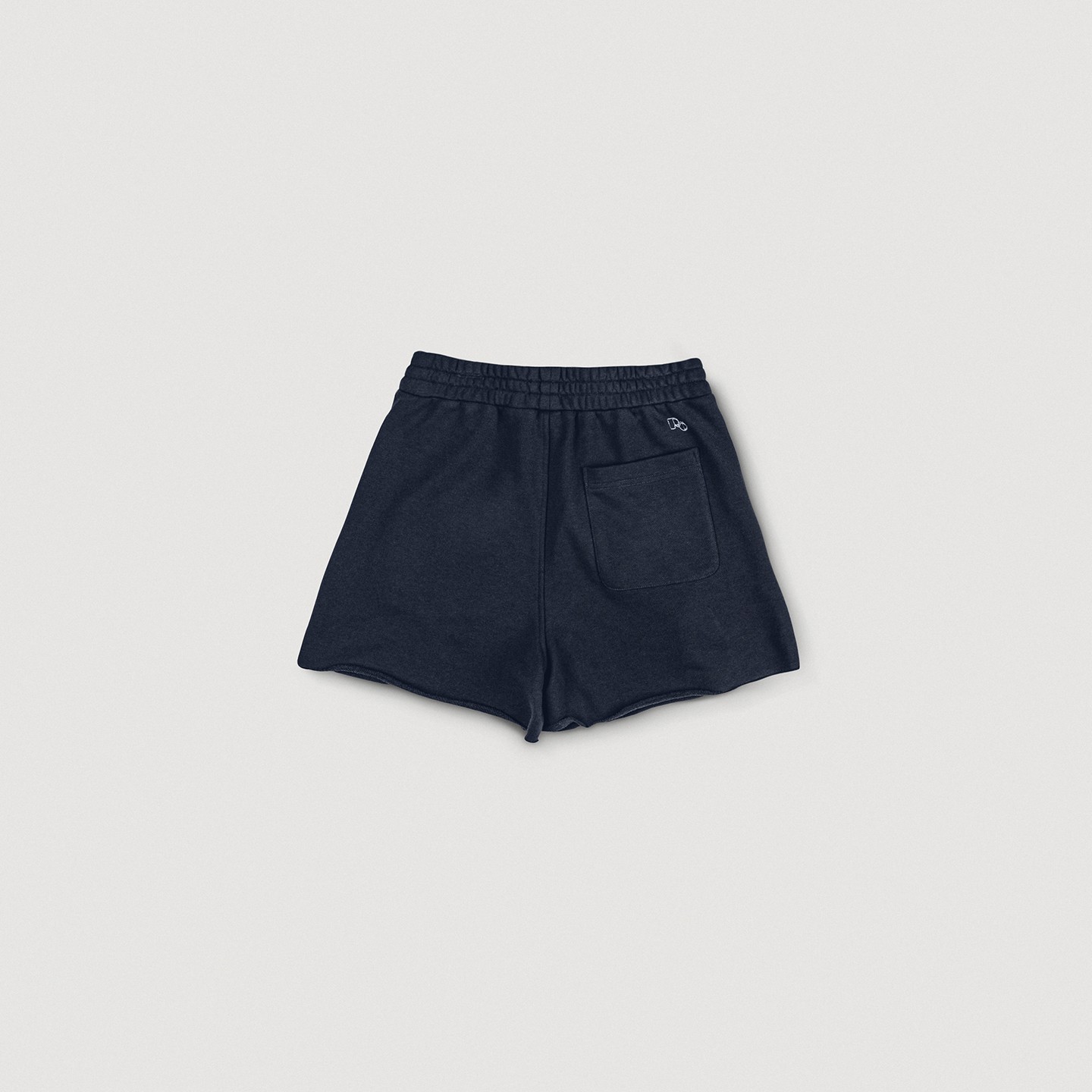 Cut Off Logo Shorts (Navy)
