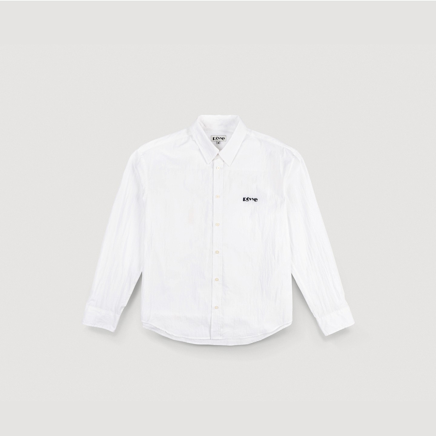 Washed Cotton Nylon Shirt (White)