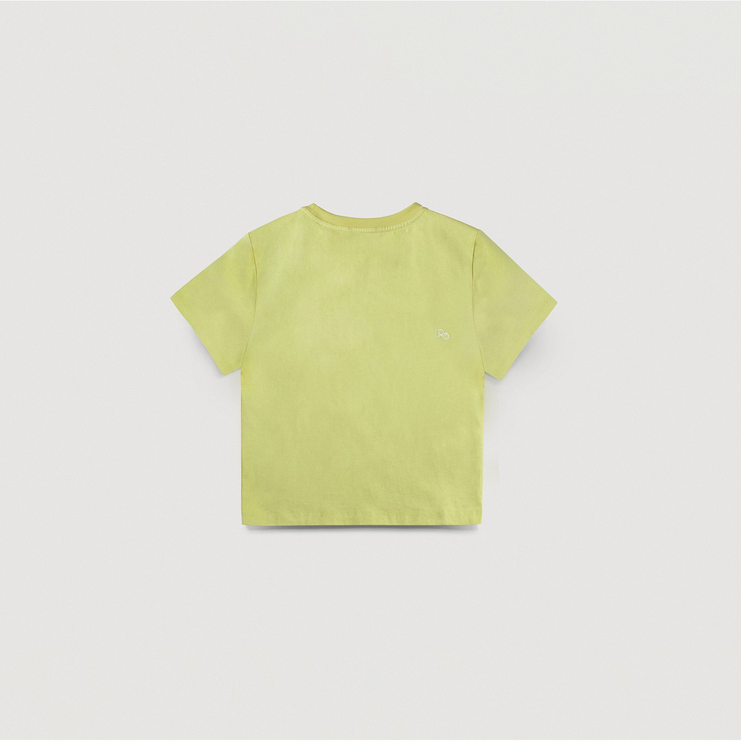 Cropped Needle Point T-shirt (Light Green)